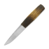 ML Custom Knives Maasepän puukko, burned oak