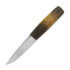 ML Custom Knives Maasepän puukko, burned oak