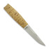 ML Custom Knives Magnacut, birchbark/nickel silver