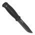 Morakniv Garberg Black C (Leather Sheath) - Carbon Steel - Black 13100