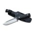 NN Knives Adventurer II 刀, Black Richlite, Kydex Sheath