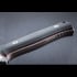 NN Knives Adventurer II peilis, Black Richlite, Leather Sheath