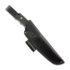 NN Knives Adventurer II peilis, Black Richlite, Leather Sheath