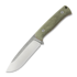 NN Knives Adventurer II peilis, Green Micarta, Leather Sheath