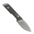Coltello NN Knives Proto Wild Drop Point NC Milled, Black Richlite