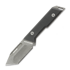 NN Knives Proto Wild Tanto NC Milled peilis, Black Richlite