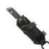 Coltello NN Knives Proto Wild Wharncliffe NC Milled, Black Richlite