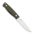 Nordic Knife Design Forester 100 刀, elmax, green micarta, left-handed