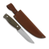 Nordic Knife Design Forester 100 puukko, N690, green micarta