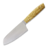 Nordic Knife Design - Santoku 165, curly birch