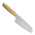 Chef&acute;s knife Nordic Knife Design Santoku 165, curly birch