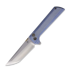 North Mountain Blade Chop 2 Button Lock Blue Micarta sulankstomas peilis
