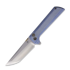 North Mountain Blade Chop 2 Button Lock Blue Micarta kääntöveitsi