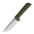 North Mountain Blade - Chop 2 Button Lock Green G-10