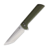 North Mountain Blade Chop 2 Button Lock Green G-10 kääntöveitsi