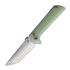 North Mountain Blade Chop 2 Button Lock Jade G-10 sulankstomas peilis