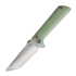 North Mountain Blade Chop 2 Button Lock Jade G-10 kääntöveitsi