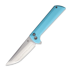 North Mountain Blade Chop 2 Button Lock Sky Blue G-10 sulankstomas peilis