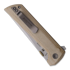 North Mountain Blade Chop 2 Button Lock Tan Micarta sulankstomas peilis