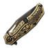 Сгъваем нож North Mountain Blade Gold Nocturne Linerlock 24K
