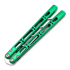 NRB Knives Ultralight balisong trainer, green