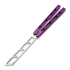 Coltello a farfalla per allenamento NRB Knives Ultralight, purple