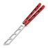 NRB Knives Ultralight balisong trainer, red