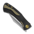 Null Knives Ghoul - Black PVD/Gold sulankstomas peilis