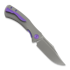 Null Knives Ghoul - Blasted/Blurple folding knife