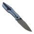 Null Knives Raiden folding knife, Acidwashed/Blue
