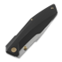 Null Knives Raiden folding knife, Belt Satin/Black PVD
