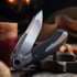 Складний ніж Null Knives Vandal - Black Camo CF