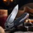 Складний ніж Null Knives Vandal - Black Camo CF