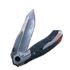 Null Knives Vandal - Black Camo / Damasteel folding knife