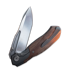 Null Knives Vandal - Brown Micarta folding knife