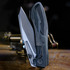 Null Knives Voodoo Doll - Black Micarta 折叠刀