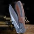 Null Knives Voodoo Doll - Natural Micarta folding knife