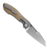 Null Knives Voodoo - Natural Micarta folding knife
