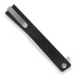 Ocaso Solstice Wharncliffe Satin kääntöveitsi, Carbon Fibre
