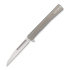 Ocaso Solstice Wharncliffe Satin sulankstomas peilis, Gray Titanium