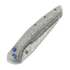 Olamic Cutlery Aura Auto sulankstomas peilis, Frosty with Fedokume Clip