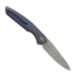 Olamic Cutlery Aura Auto sulankstomas peilis, Purple Texwash Titanium