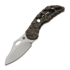 Coltello pieghevole Olamic Cutlery Busker CF Magnacut Semper, Antique Ti & Fatcarbon/Volcanic