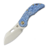 Olamic Cutlery - Busker M390 Largo, Blue Craters