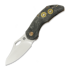 Olamic Cutlery - Busker Magnacut Semper, Antique Entropic Titanium CF show side