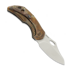 Couteau pliant Olamic Cutlery Busker Magnacut Semper, Antique Entropic Titanium CF show side