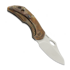 Couteau pliant Olamic Cutlery Busker Magnacut Semper, Antique Entropic Titanium CF show side