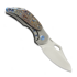 Couteau pliant Olamic Cutlery Busker Magnacut Semper, CF Show Side Fedokume Inlay