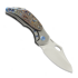 Couteau pliant Olamic Cutlery Busker Magnacut Semper, CF Show Side Fedokume Inlay