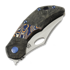 Couteau pliant Olamic Cutlery Busker Magnacut Semper, CF Show Side Fedokume Inlay